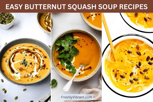 10 Easy Butternut Squash Soup Recipes to Try This Season