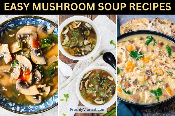15 Easy Mushroom Soup Recipes You Can Cook Fast