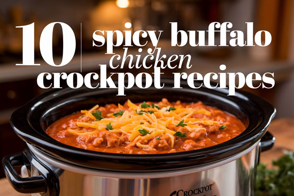10 Easy Buffalo Chicken Chili Crockpot Recipes for Spicy Comfort