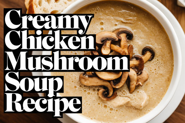 Best Creamy Chicken Mushroom Soup Recipe for Dinner