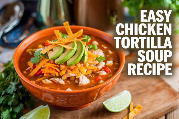 Easy Chicken Tortilla Soup Recipe for Comfort Food