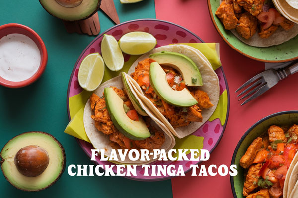 Flavor-Packed Chicken Tinga Tacos with Fresh Toppings