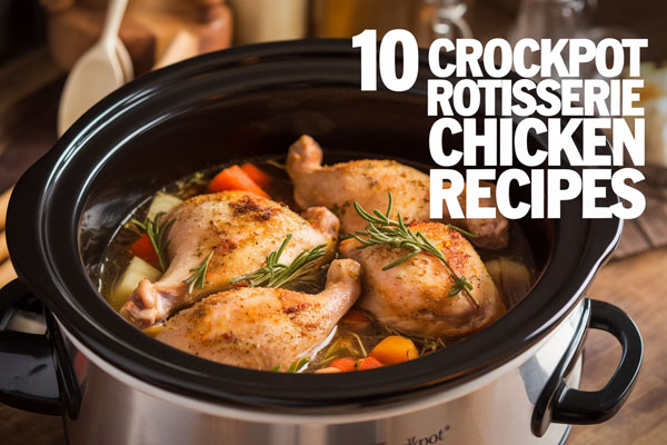 10 Easy Crockpot Rotisserie Chicken Recipes