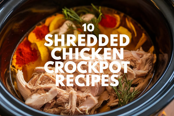 10 Shredded Chicken Crockpot Recipes for Effortless Dinners