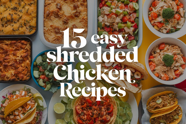 15 Easy Shredded Chicken Recipes That Are Delicious