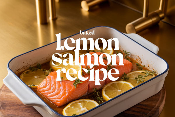 Baked Lemon Salmon Recipe with Instructions