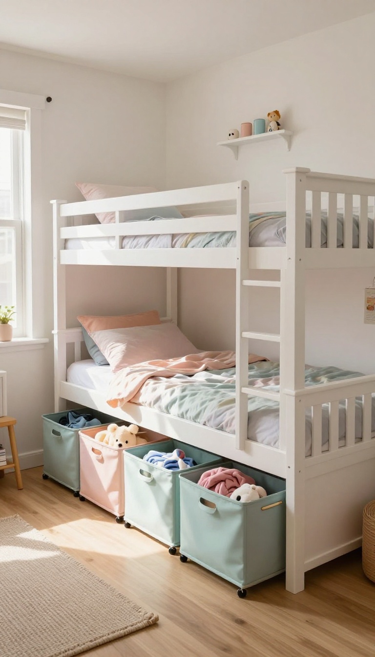 5. Incorporate Under-Bed Storage Drawers or Bins