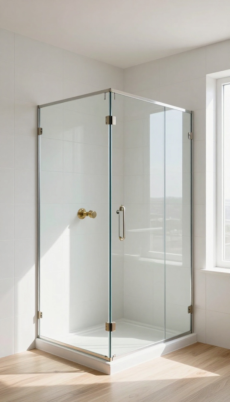Modern bathroom shower with a fully tiled ceiling matching the wall tile for a crisp, cohesive, high-end finish