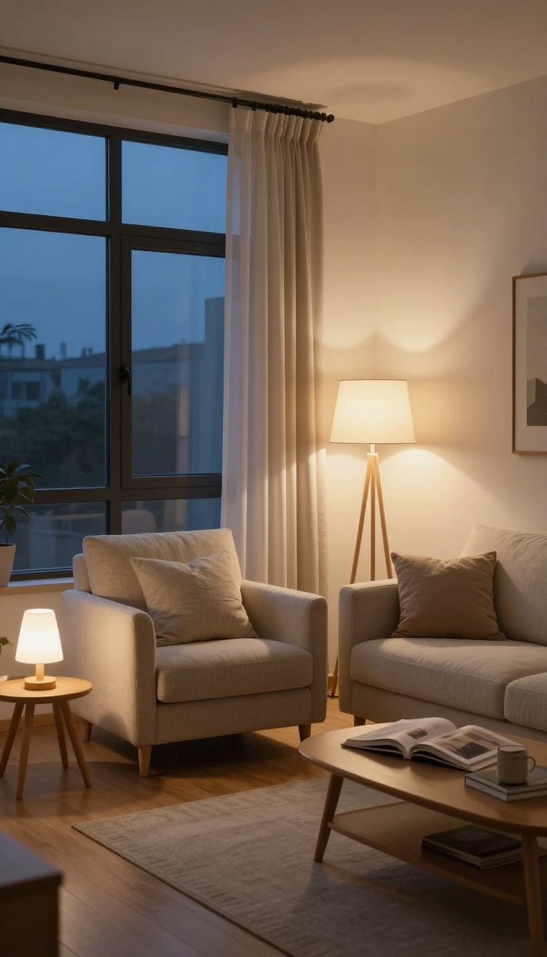 4. Layer Lighting for Ambiance and Task Needs